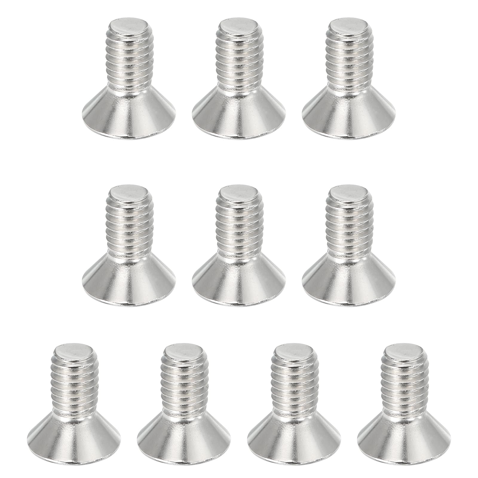PATIKIL 3/8-16 x 3/4" Flat Head Socket Cap Screws