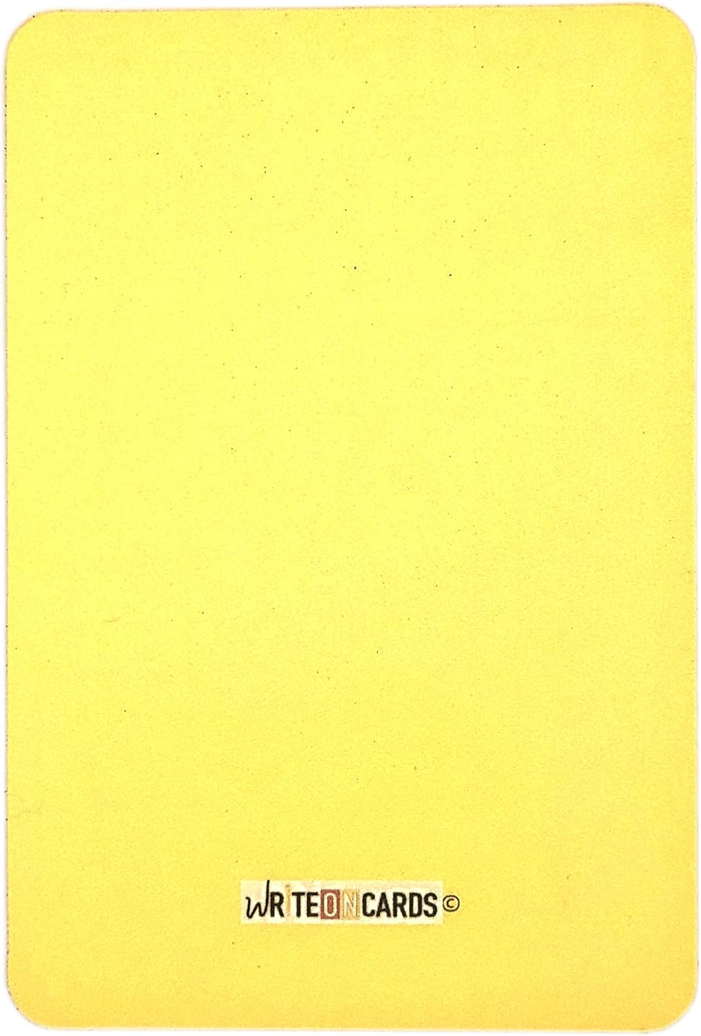 WRITEonCARDS Rewriteable Referee Cards for Soccer: Red, Yellow, and White (AR) Open Cards
