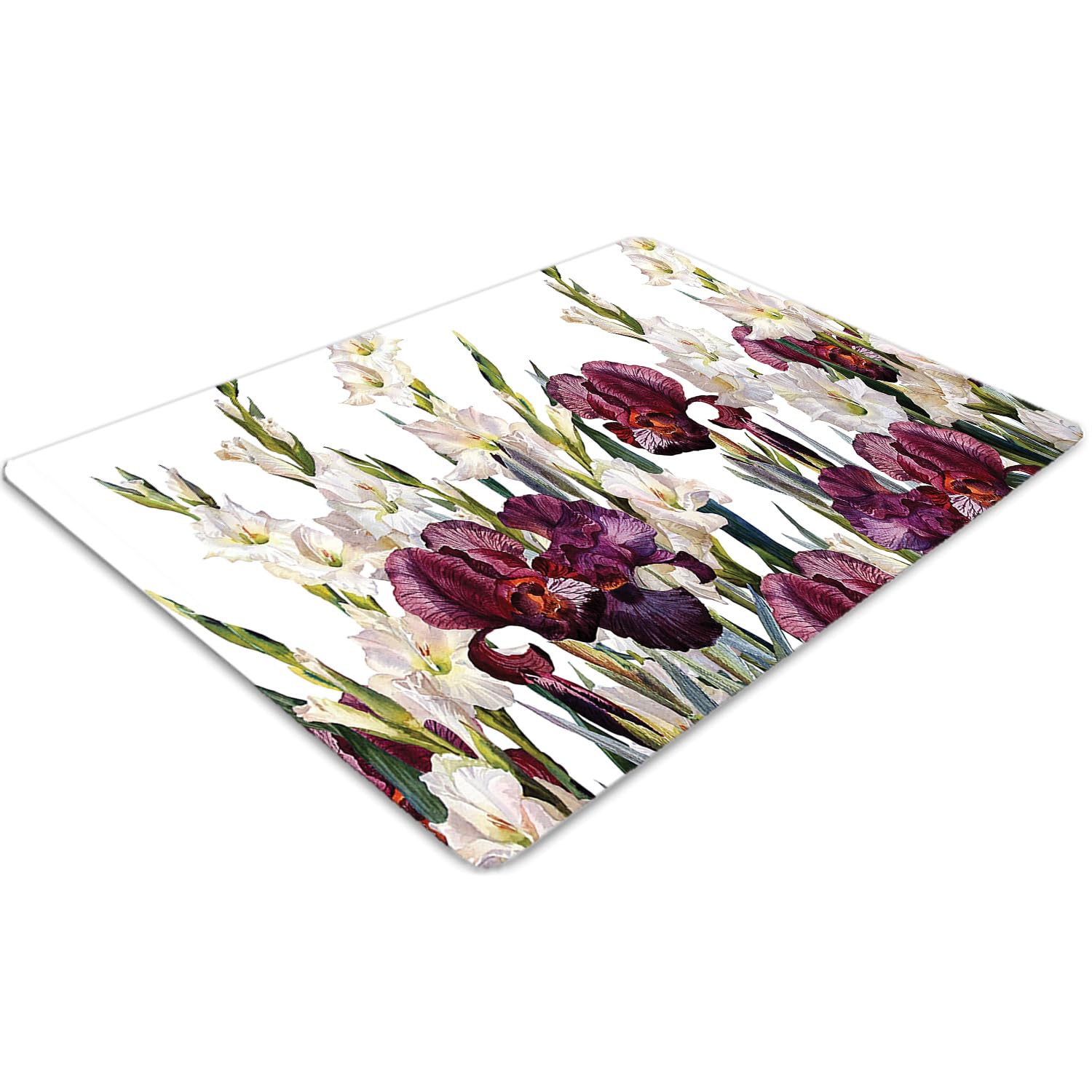 Tapis protège-sol antidérapant et imperméable 120x90 cm résistant aux rayures de fauteuil