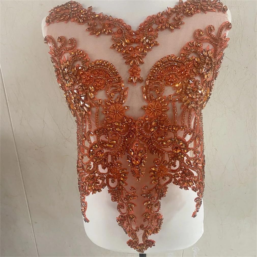 Patchs de strass à coudre 1 pièce pour accessoire de robe de mariée et fête
