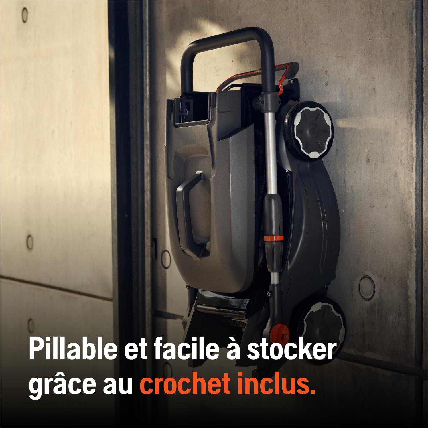 Husqvarna Aspire LC34-P4A Tondeuse à Gazon sans Fil avec Batterie 18 V et Chargeur, pour 500 m² de Surface de pelouse I Tondeuse à Gazon électrique (Panier collecteur de 30 l, Largeur de Coupe 34 cm,