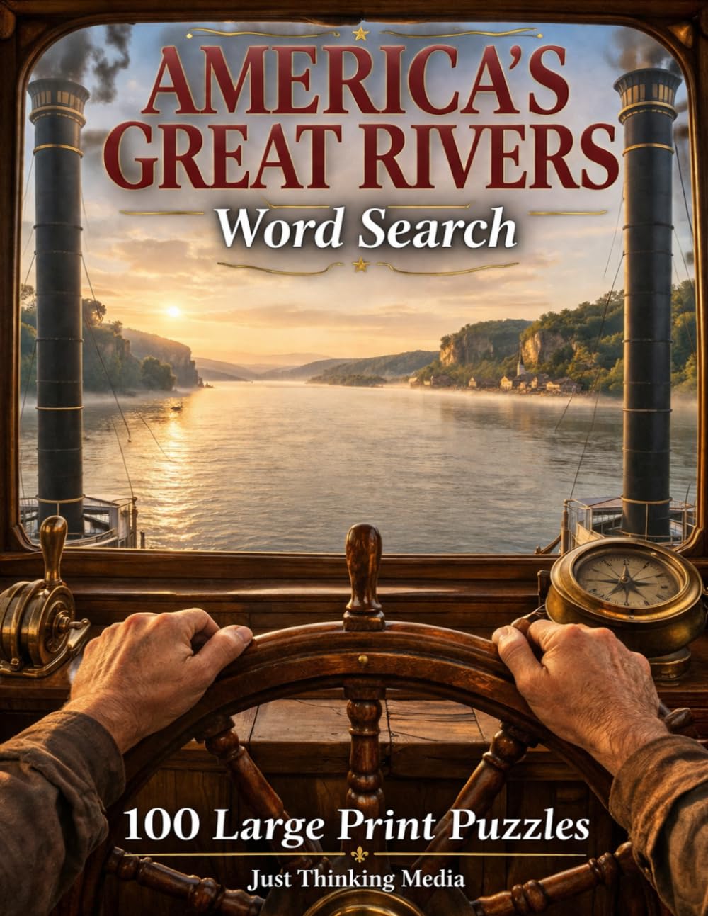 America's Great Rivers Word Search: 100 Large Print Puzzles Featuring the Mississippi, Colorado, Missouri, and More (America the Beautiful)