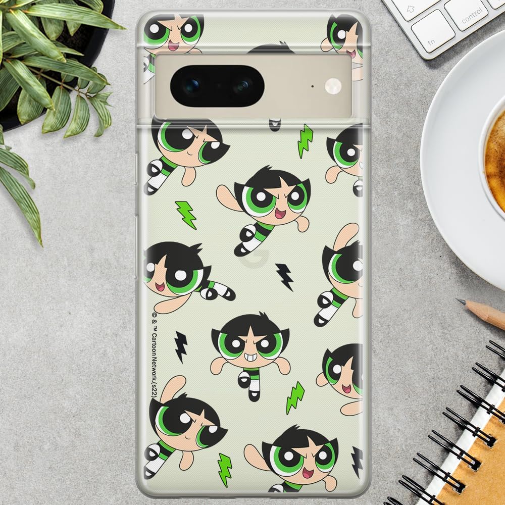ERT GROUP Mobile Phone Case for Google Pixel 7 Original and Officially Licensed The Powerpuff Girls Pattern 009 Perfectly Adapted to The Shape of The Mobile Phone, Partially Transparent