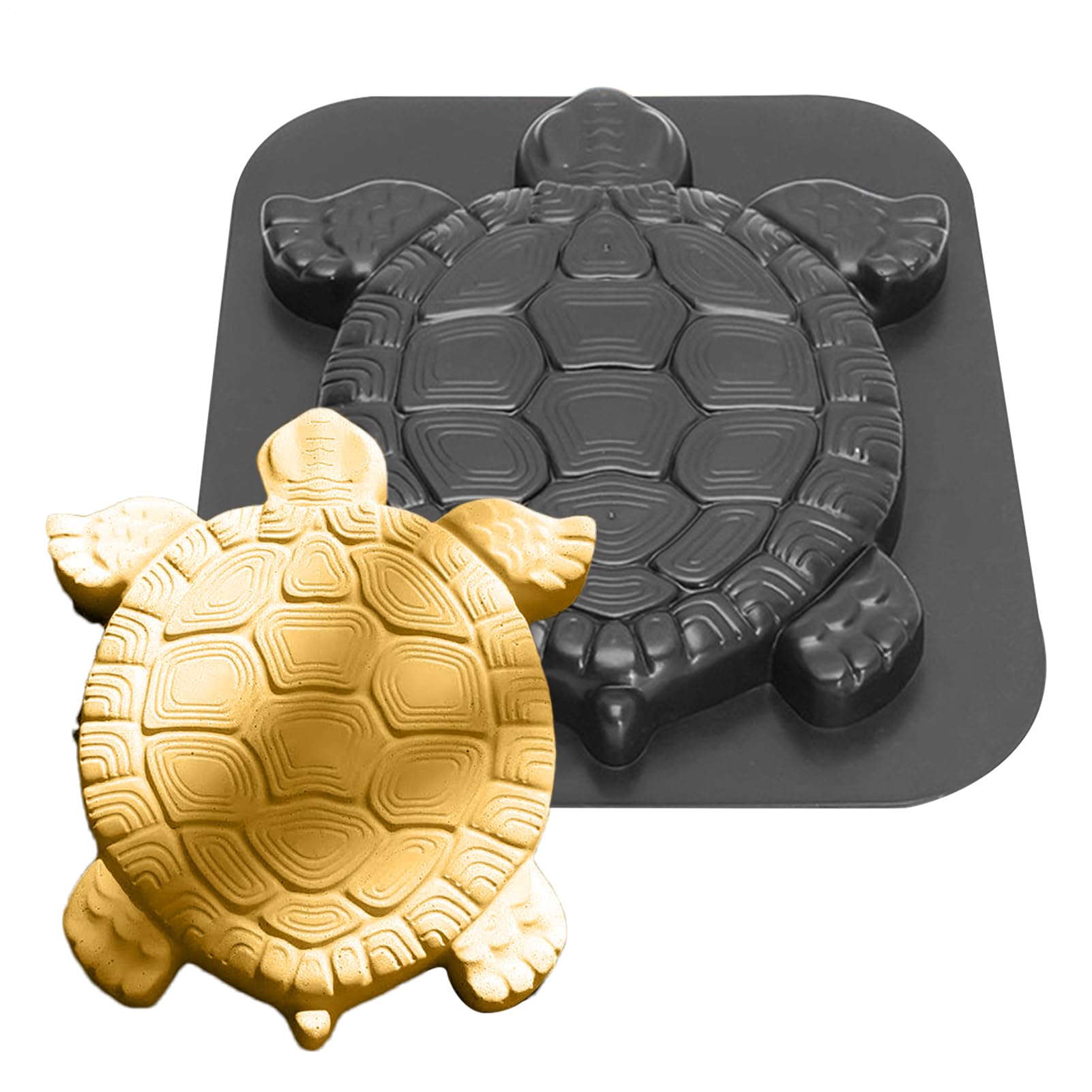 Moule Pour Pas Japonais | Moules Pour Dalles De Jardin En Forme De Tortue - Accessoires De Pavage Tortue Pour Projets Créatifs Terrasse Pelouse Parc Aménagement Paysager