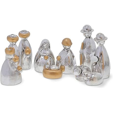 Adorn Your Christmas Tree with the Enchanting Nativity Scene Figurines