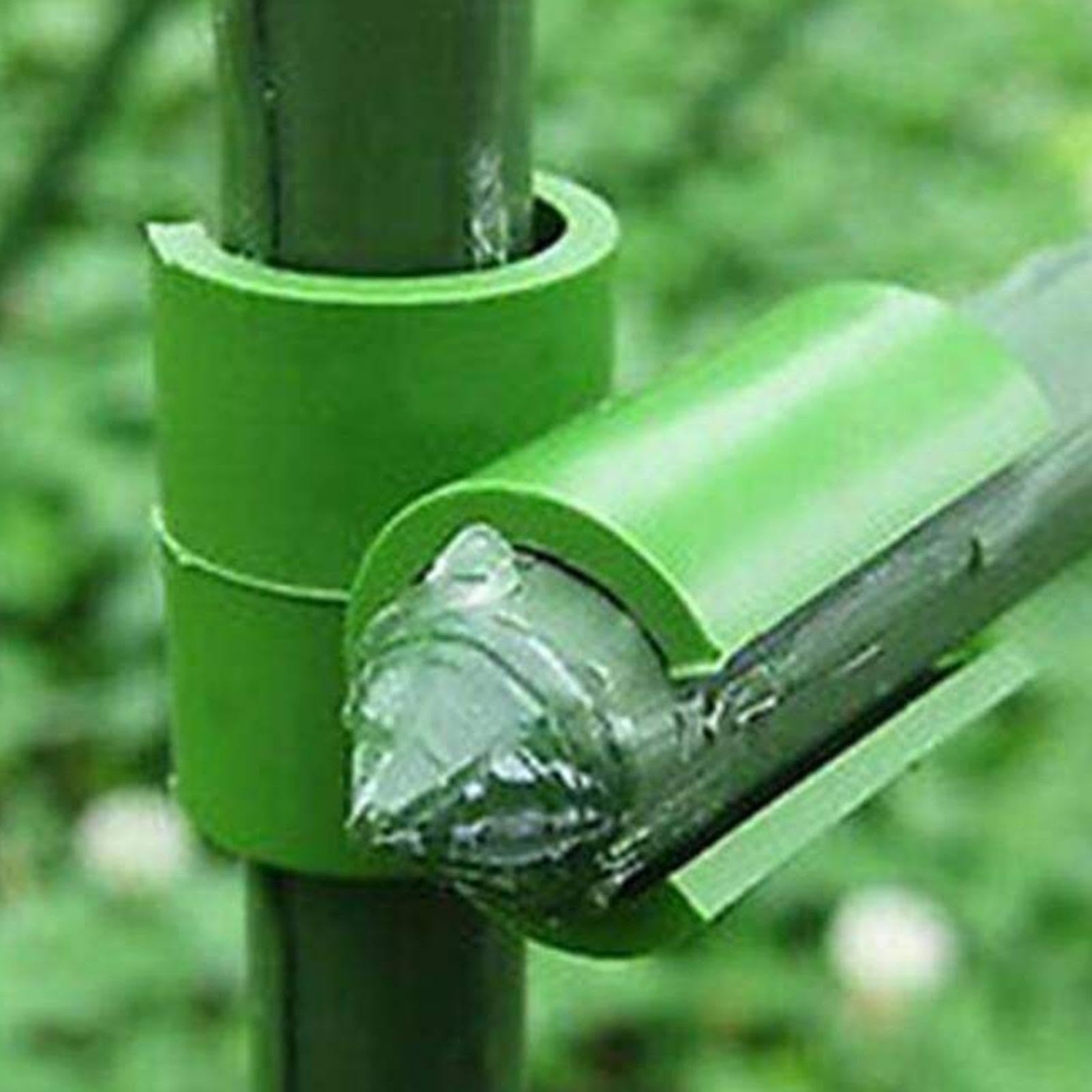Blanketswarm - Set di 30 giunti di collegamento da giardino, tipo A, clip con fibbia, connettore a croce in plastica, per paletti da giardinaggio, piante e supporti per arrampicata (16 mm