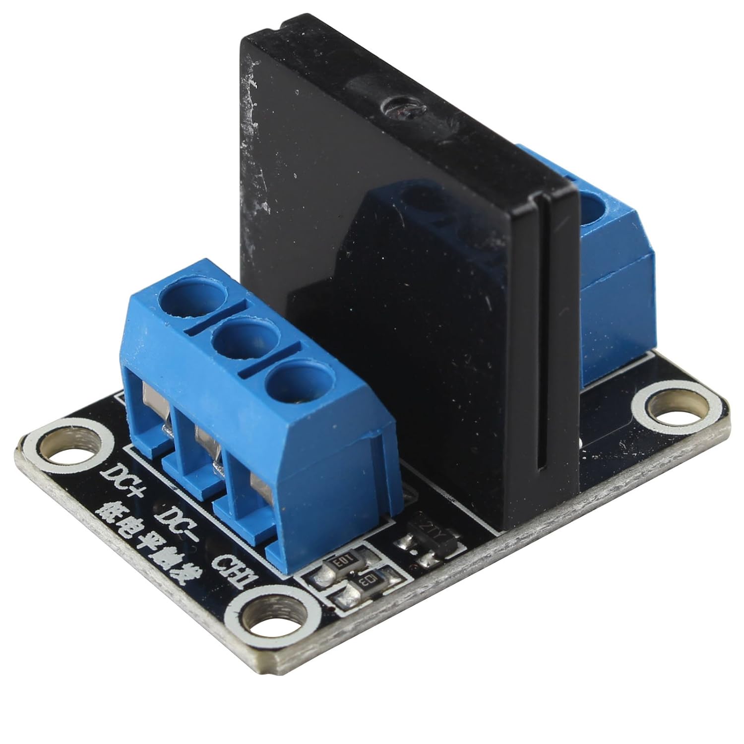 HALJIA 1 Channel 5V Solid State Relay Module With Resistive Fuse ...
