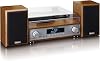 Lenco Mc-160 Wd Pickup Hi-fi Stereo Set Dab+ Fm Radio With Bluetooth Mp3 Recording Feature Music Set Recorders Wooden