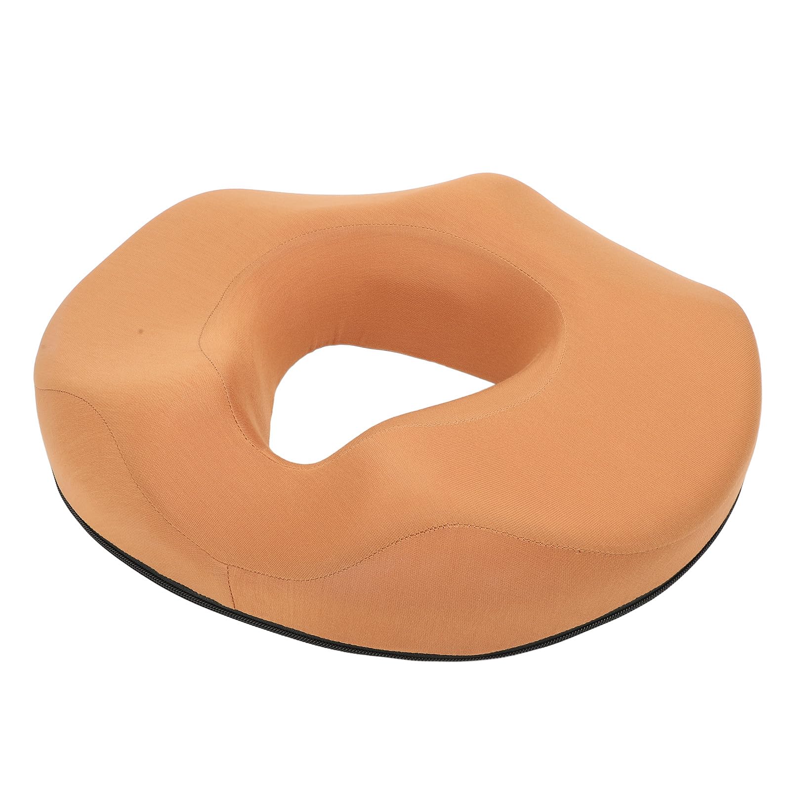 Cuscino a Ciambella Cuscino Comfort Traspirante per Migliorare la Postura Seduta per Uso Domestico in Ufficio, Materiali in Lattice + Nylon (Arancia)