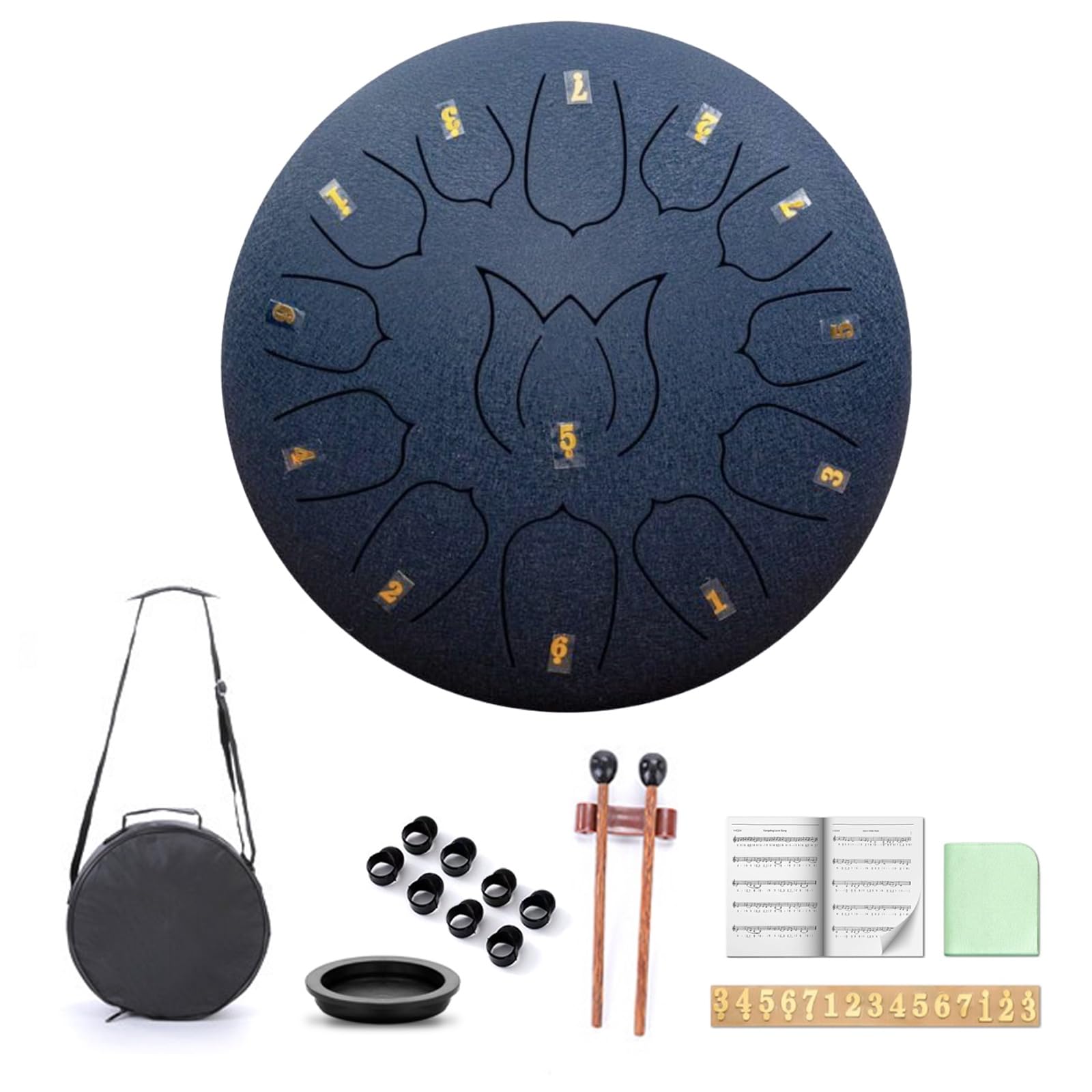 スリットドラム 12インチ13音 打器 (12インチ13音藍) 520 スリットドラム 12インチ13音 打器 (12インチ13音藍) 器 520