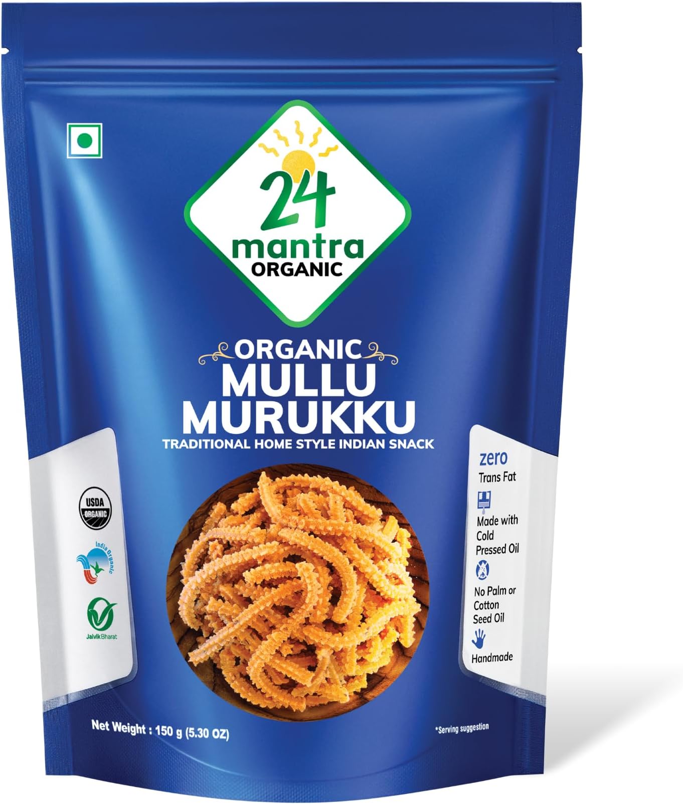 24 Mantra Organic Mullu Mrurkku 150g