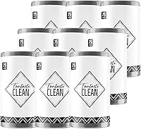 Vista 17 de Fantasticlean Rollo de paño de limpieza de microfibra, paquete de 75 toallas de microfibra extraíbles, 12 x 12 pulgadas, reutilizables, lavables