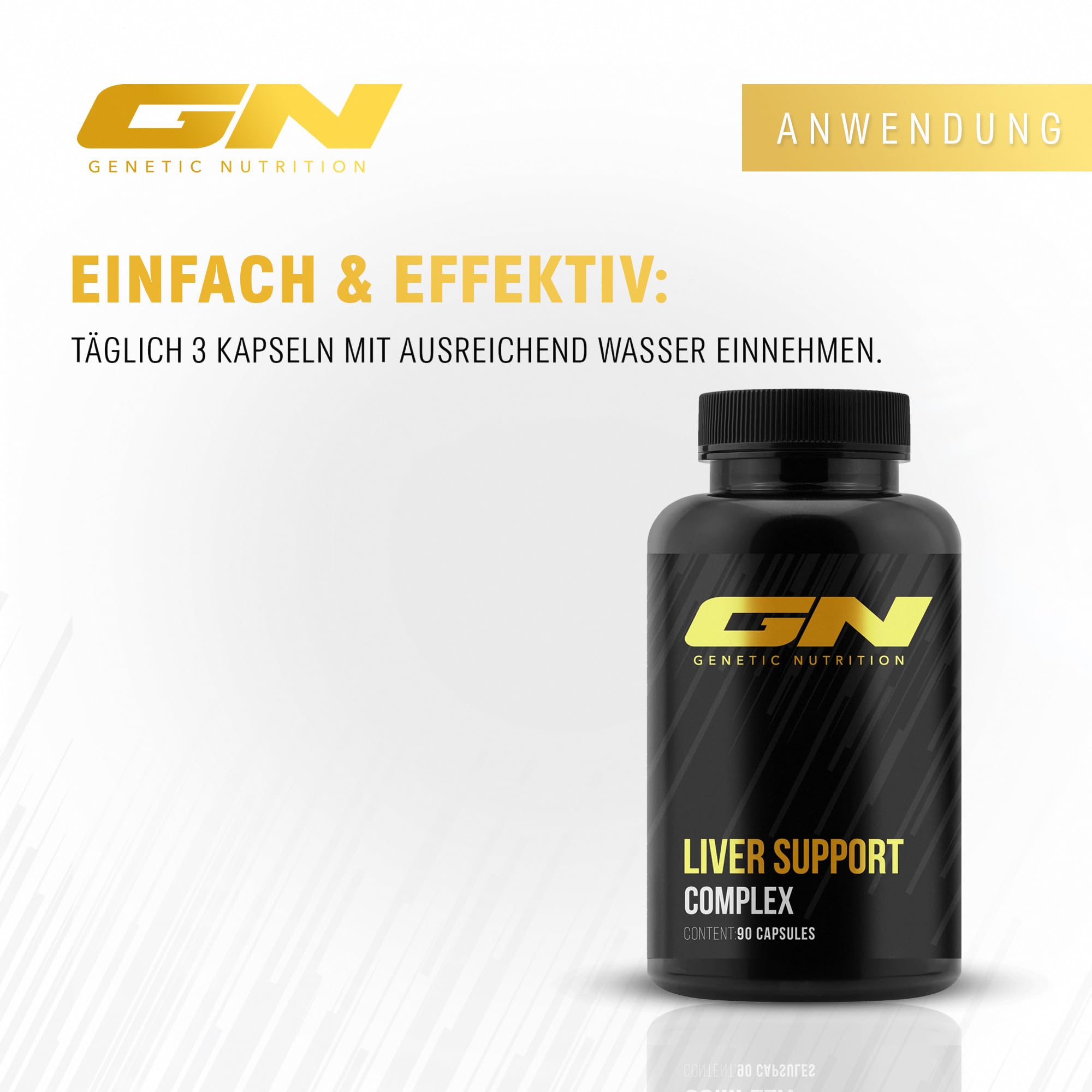 Leber Kur Komplex – Hochdosiert mit 300 mg Mariendistel (80% Silymarin) & 150 mg Kurkuma – Mit Cholin zur Unterstützung der Leberfunktion – Vegan & laborgeprüft – 90 Kapseln- GN Laboratories