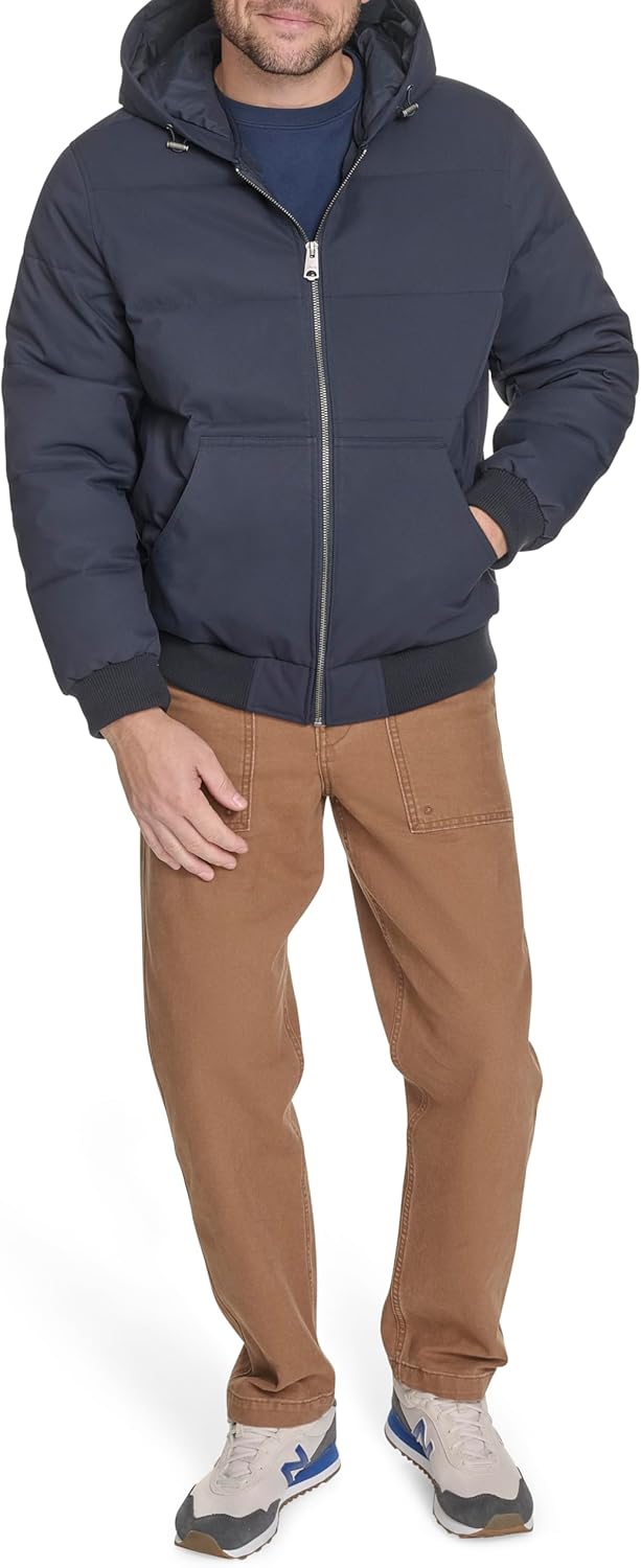 Levi's mens Quilted Bomber With Hood - Image 6