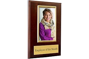 Custom Engraved Employee of the Month Picture Frame