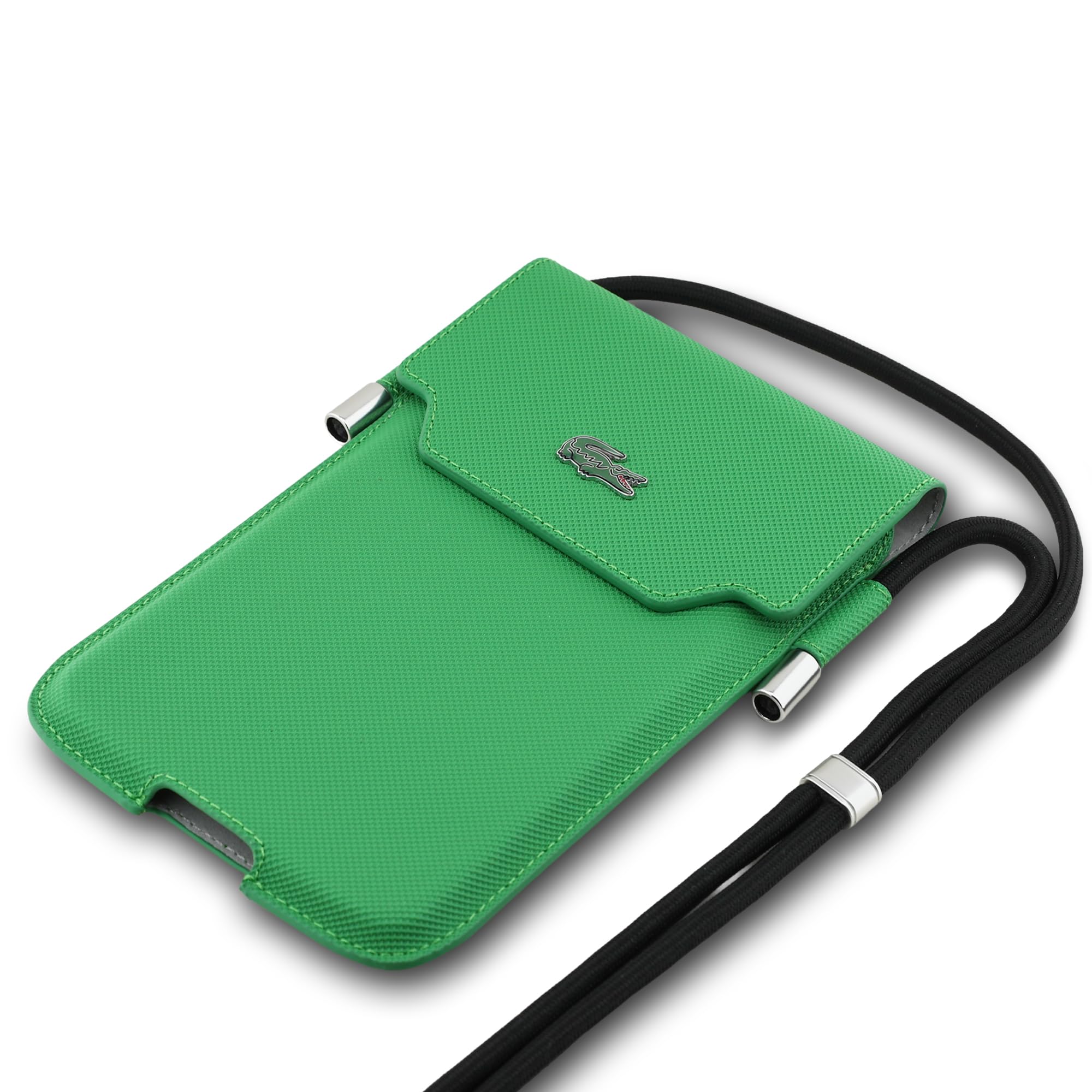 Amazon.co.jp: LACOSTE スマホポーチ 斜め掛け 携帯ポーチ プチピケ 