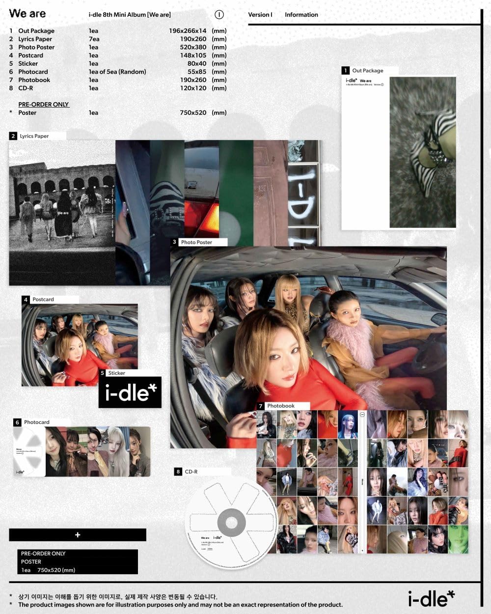 i-dle - 8th Mini Album [We are] (Standard Photobook 3 Set)