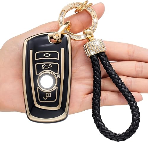 Miniatura 7 de LCXJMWKL Funda para llavero BMW, compatible con BMW 2 5 6 7 Series X1 X2 X3 X5 X6 TPU suave de alta calidad, protección completa antipolvo, Modelo-b