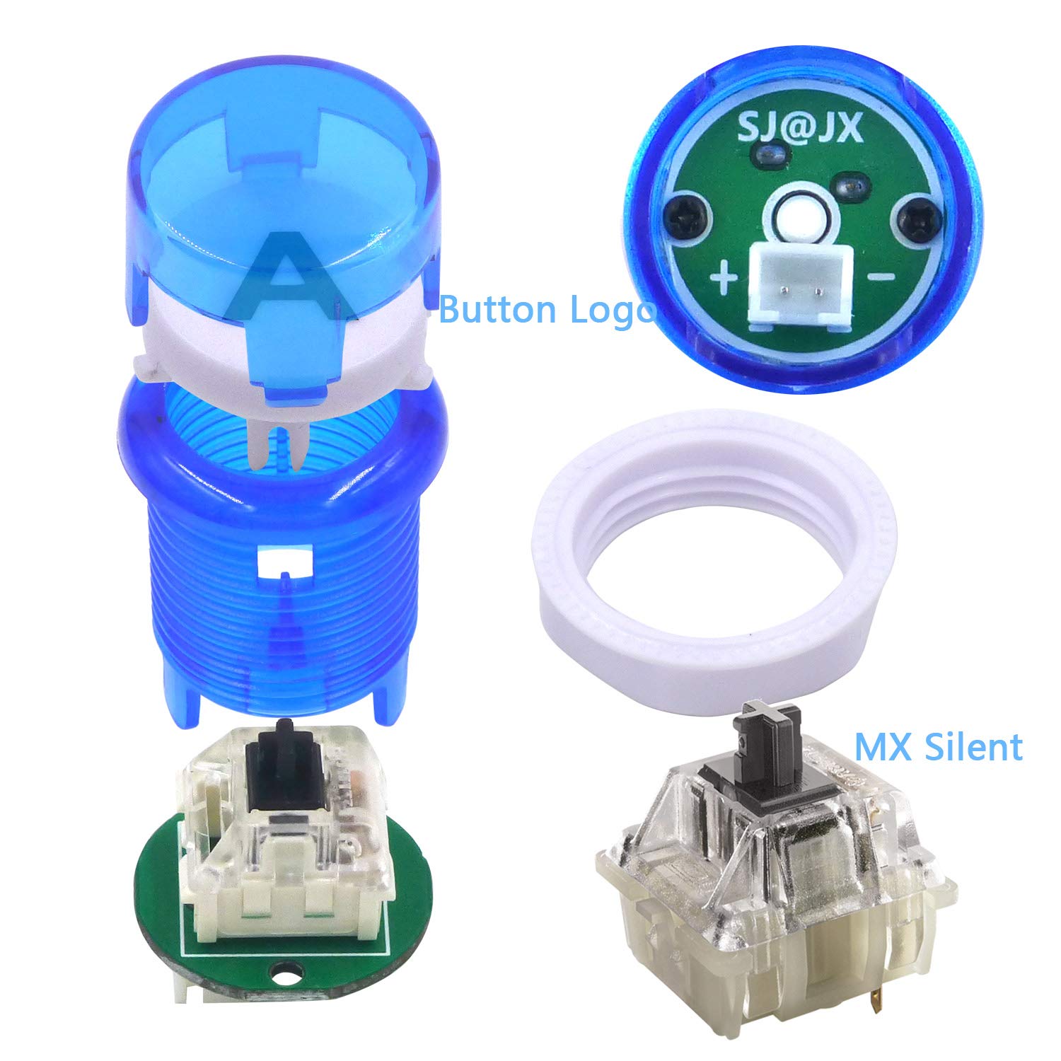 Switch  まいまい Amazon.com: SJ@JX Arcade Game Controller USB Encoder Gamepad