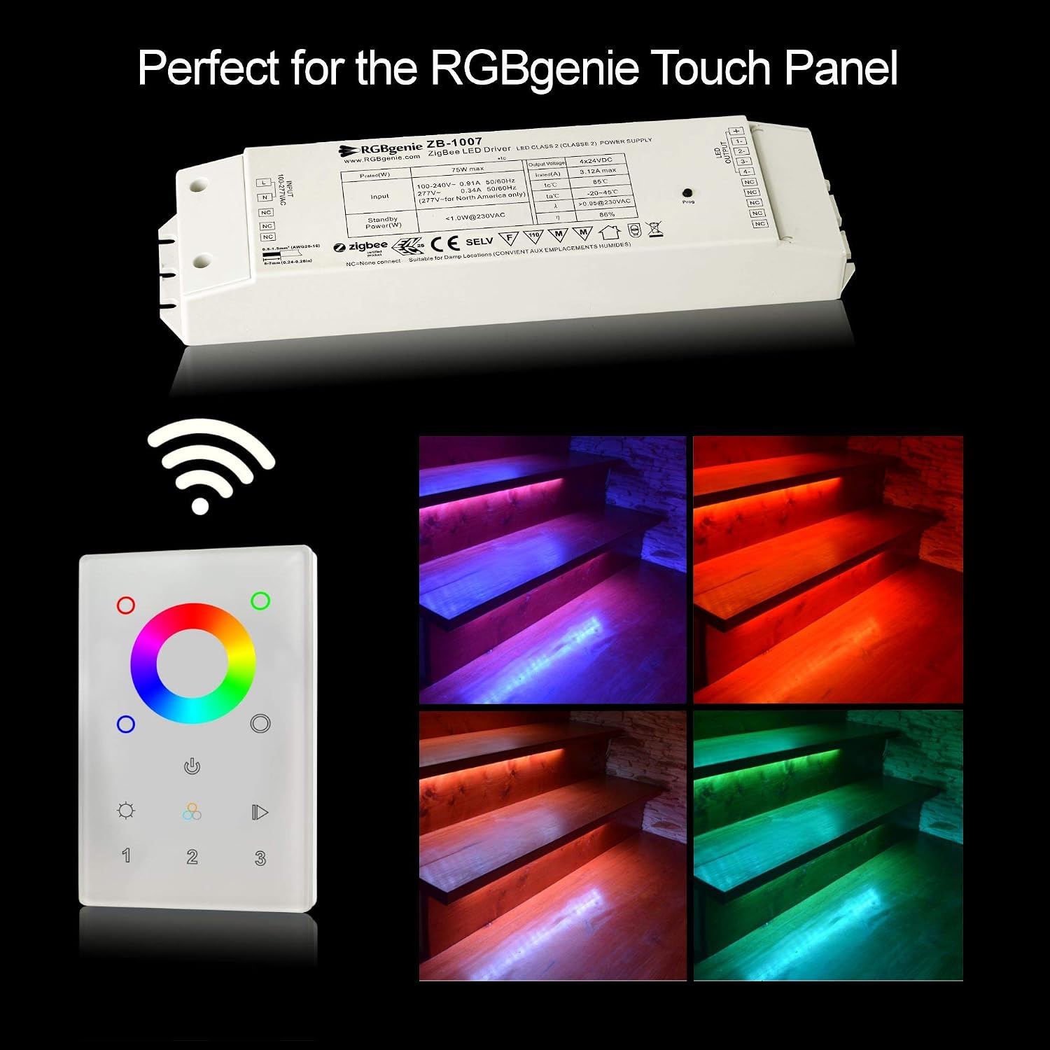 Review Discount Zigbee RGBW LED Driver for LED Strip Lights 110 – 277 volt input, 24v DC out. Dimmer and Repeater ZB-1007 Limited Discount Zigbee RGBW LED Driver for LED Strip Lights 110 – 277 volt input, 24v DC out. Dimmer and Repeater ZB-1007