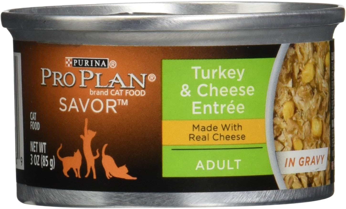Purina PRO Plan Canned Adult Turkey and Cheddar Cheese, 24X3Ounce