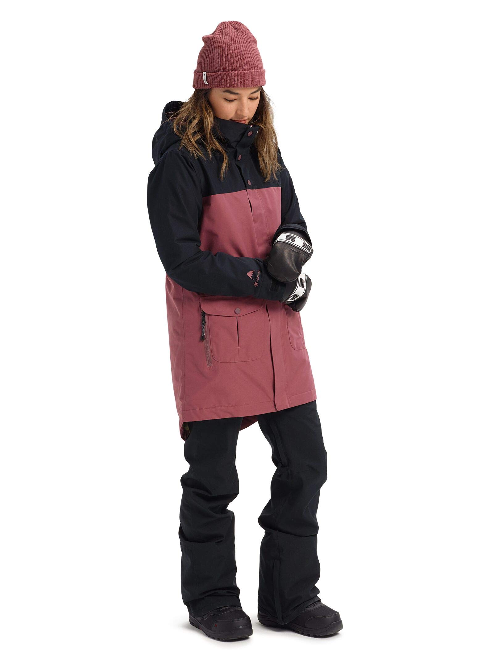 Amazon.com : Burton Womens Gore-Tex Eyris Jacket, True Black/Rose