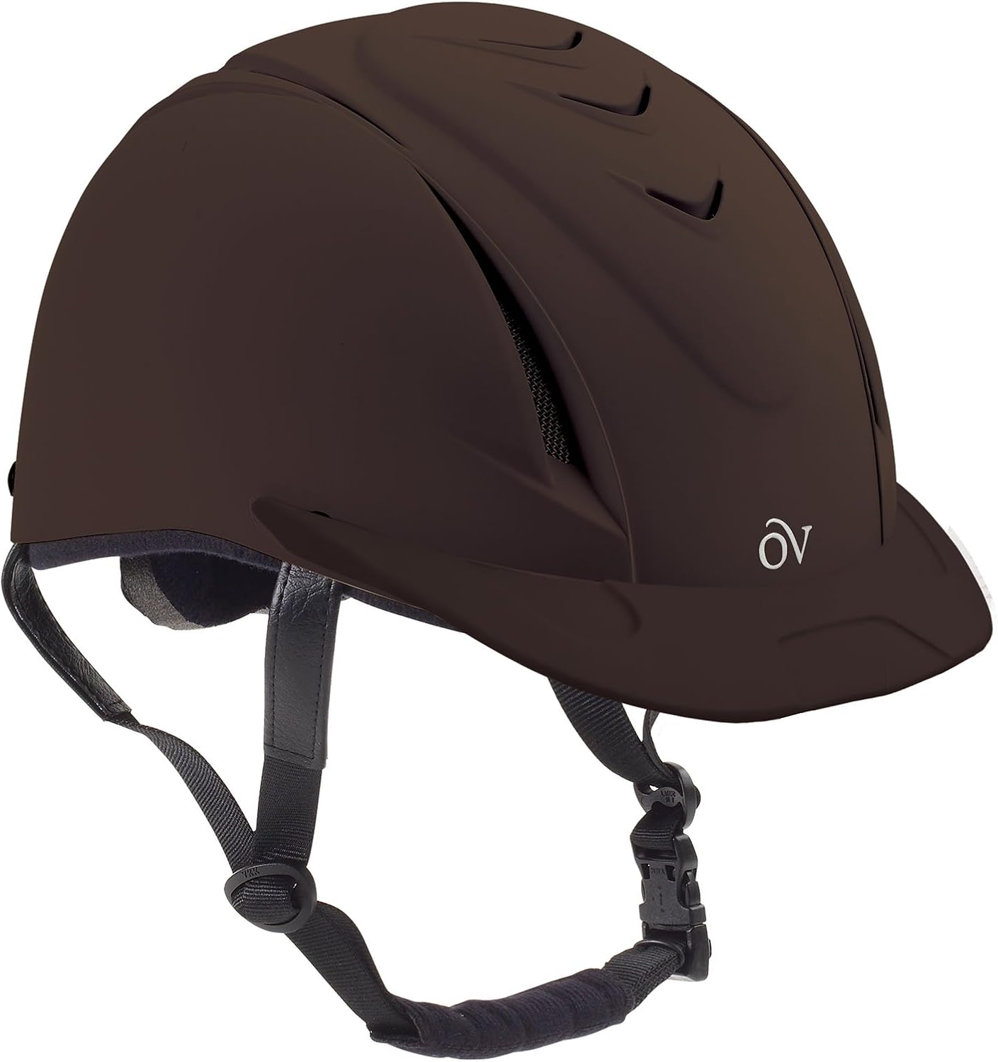 Ovation Deluxe Schooler Helmet (Brown, Medium/Large)