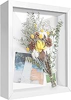 Vista 26 de Caja expositora de 8 x 8 pulgadas con calcomanías de letras, vitrina para recuerdos, artículos de bebé, recuerdos de boda, manualidades, boletos