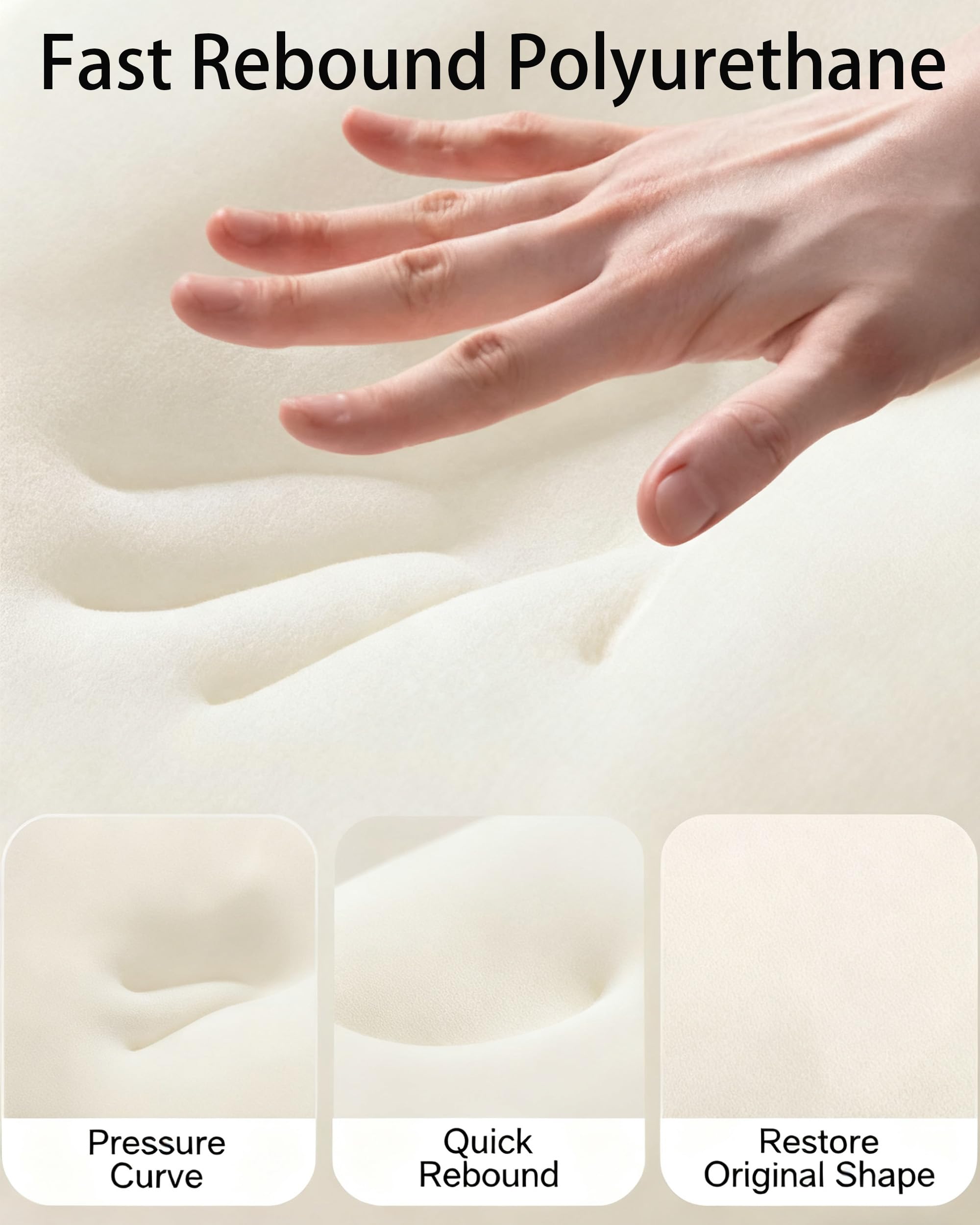 Cuscino angolare a 27° per seduta ergonomica per coppie, migliore supporto e comfort per una perfetta posizione di sonno