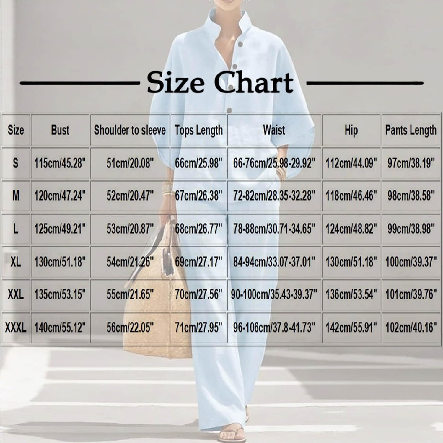 Womens Linen Sets Two Piece Summer Sets Cape Sleeve V Neck Top and Wide Leg Pants with Pockets Beach Vacation Outfits