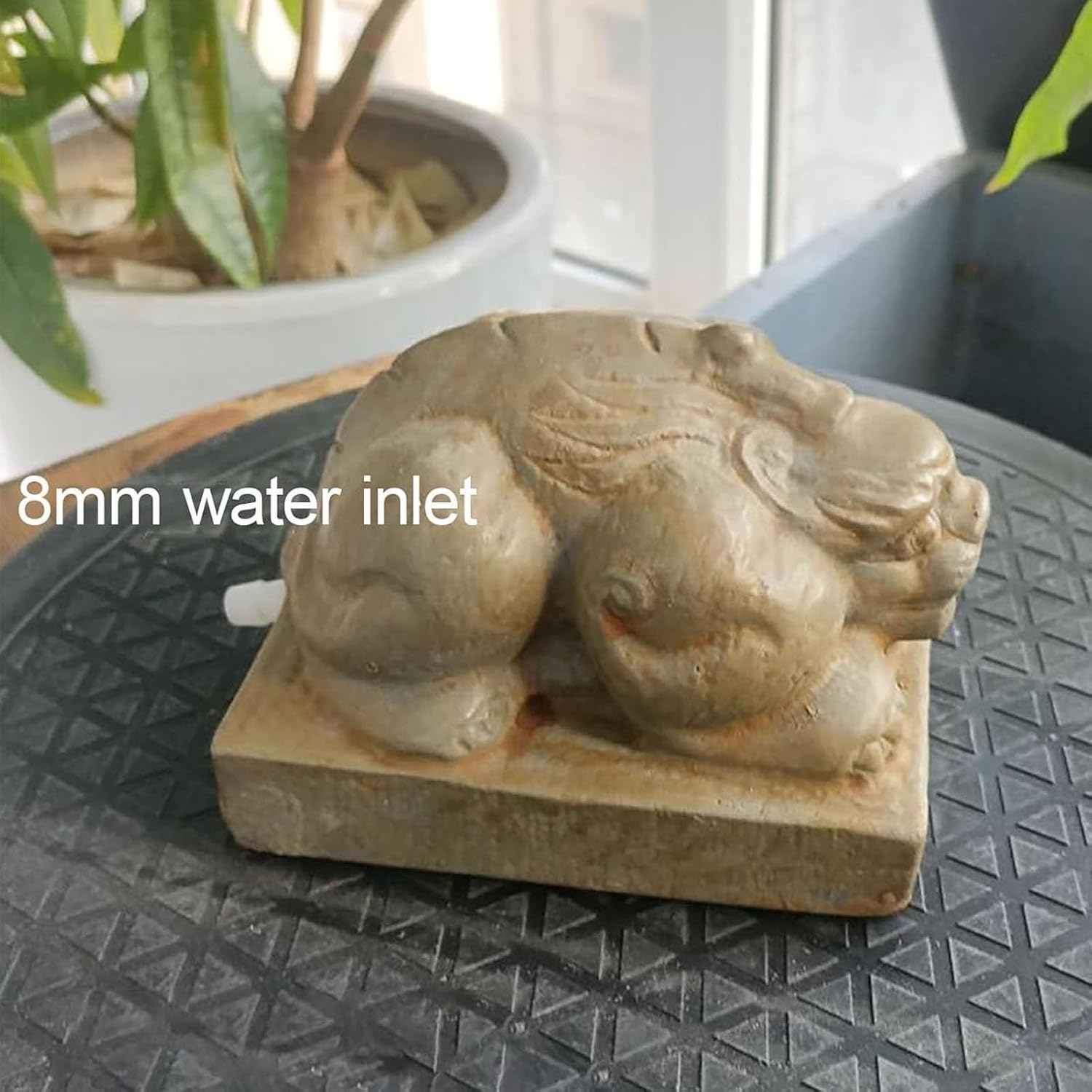Pond Spitters for Small Ponds, Outdoor Fountain Sculpture, Feature Statue, Outdoor Water Feature, Animal Pond Fountains for Home Garden