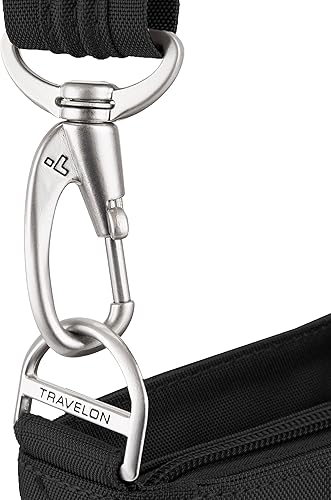 Miniatura 6 de Travelon Bolso cruzado cruzado clásico NS antirrobo, Negro -, Travelon Bandolera clásica antirrobo NS