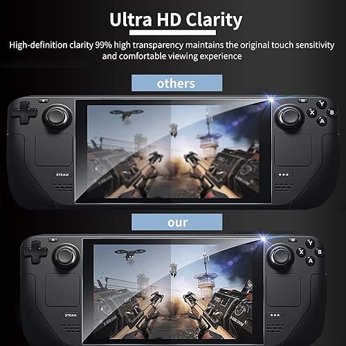 Miniatura 2 de Hosanwell 2-Pack Screen Protector Compatible with Steam Deck 7 Inch Transparent HD Clear Anti-Scratch Screen Protector