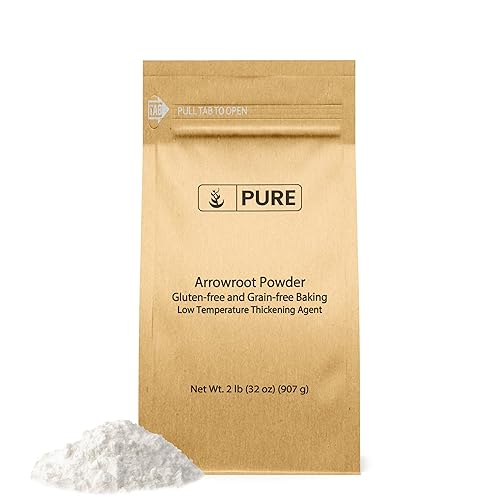Polvo de arruga (floralmidón) de Pure Organic Ingredients, Gluten Free, Grano Free, Vegan, Paleo, Maíz Starch Replacement, Thickener, hace que los