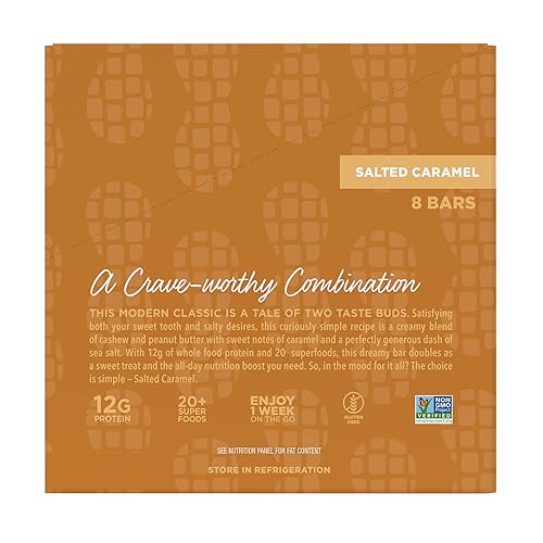 Miniatura 9 de Perfect Bar Barra de proteína refrigerada original caramelo salado barras de 22 onzas 8 unidades