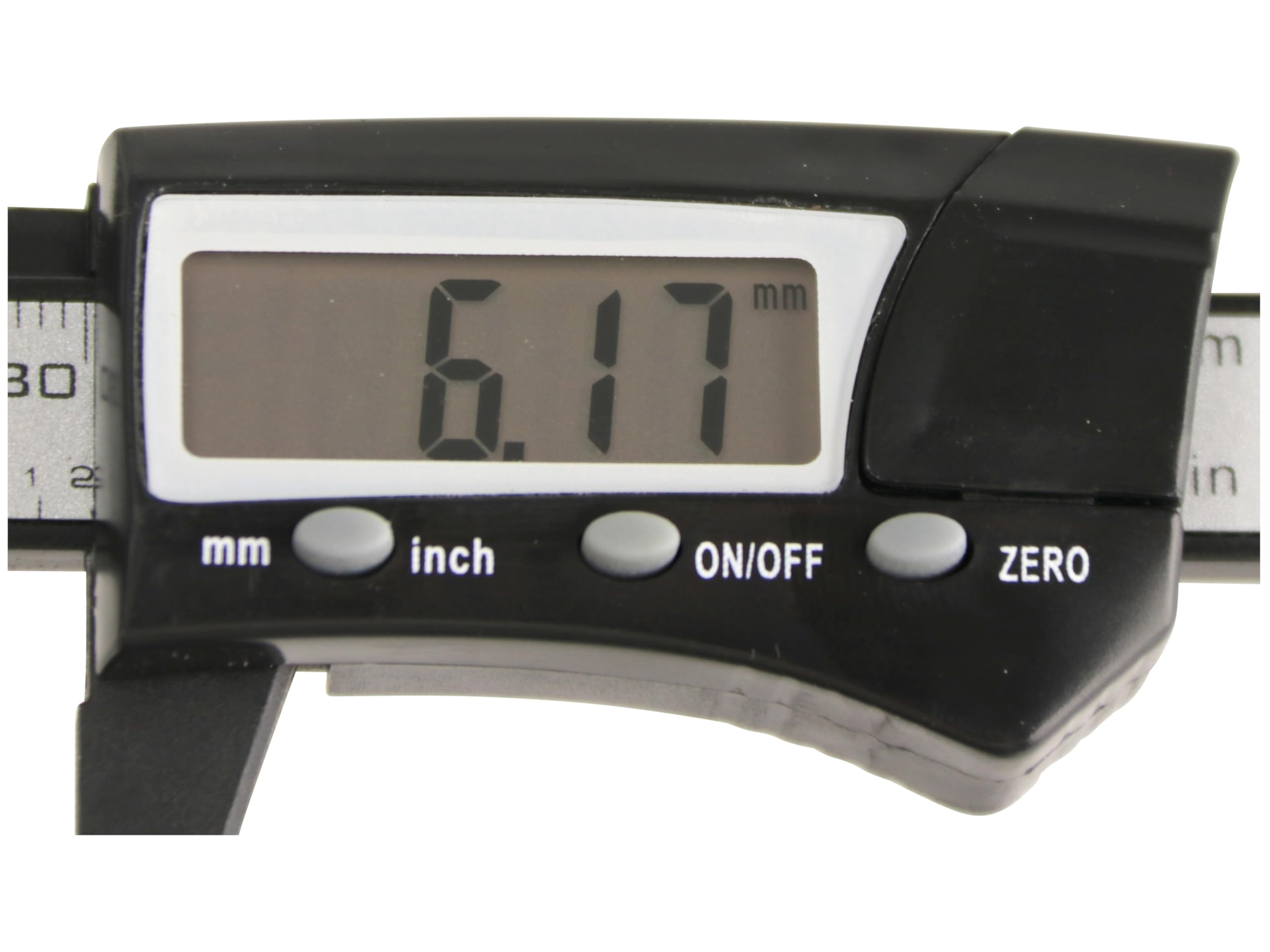 Daytools DMS-75C präzise digitale Schieblehre, Messschieber, 4 stelliges LC-Display, Umschaltbar zwischen mm und Inch, aus kohlefaserverstärktem Kunststoff, Messbereich bis 75mm, klein und handlich