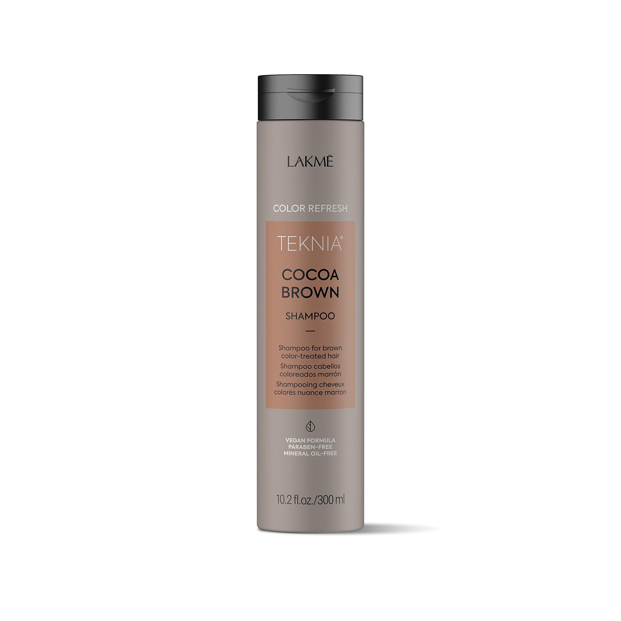 LAKMÉ Teknia Cocoa Brown Color Refresh Shampoo, Color Depositing Shampoo for Brown Hair, 10.2 Fl Oz