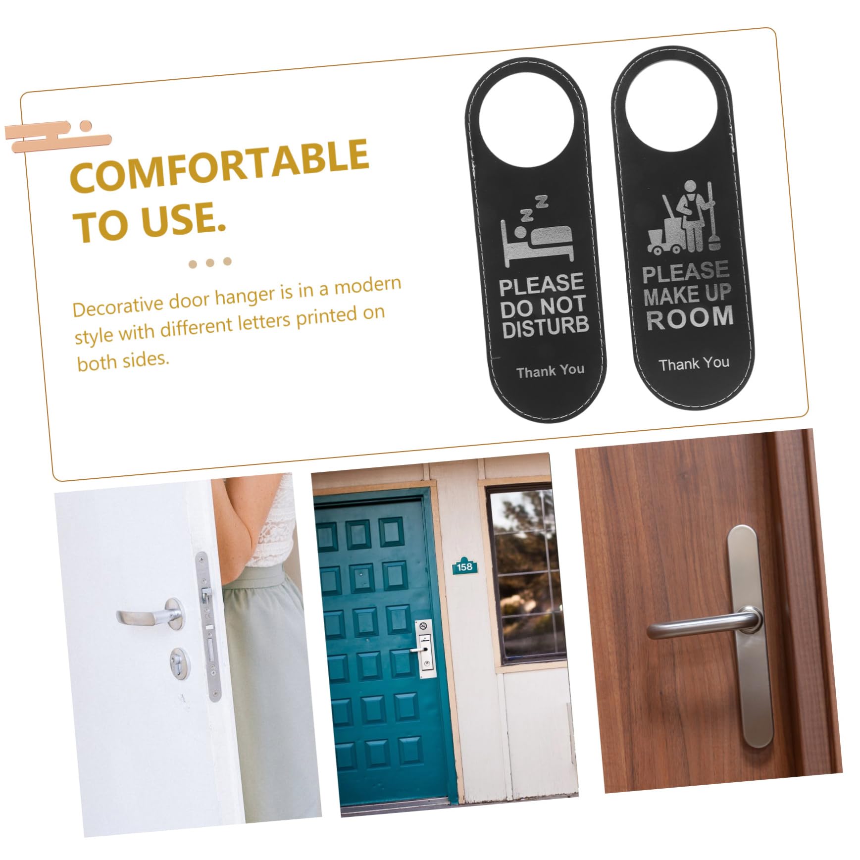 SOLUSTRE 15pièces Panneau De Porte Ne Déranger Lot De Panneaux Double Face Pour Hôtels Et Chambres Hôtes Pratique Et