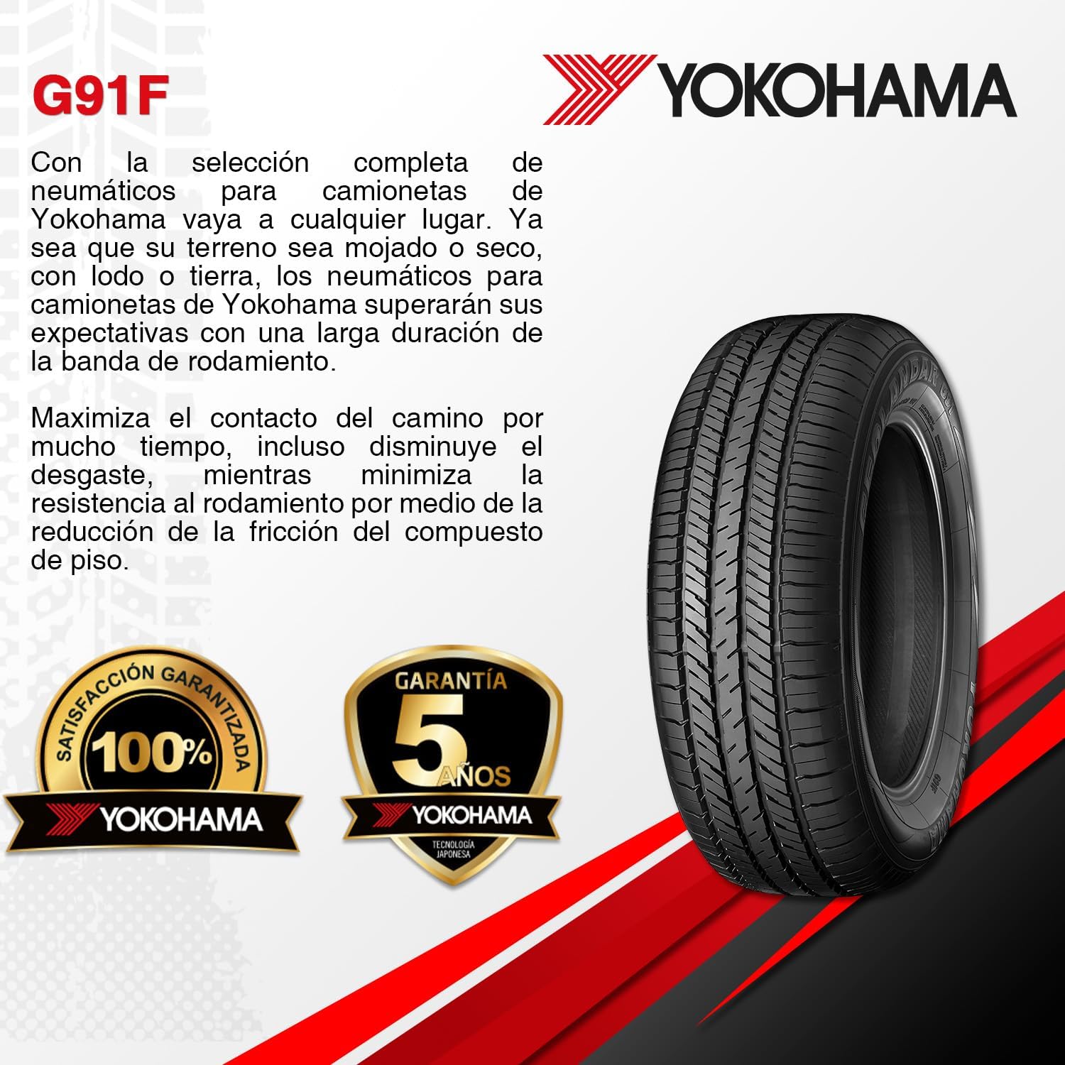 Yokohama Geolandar G91F P225/60R17 98H Passenger Tire