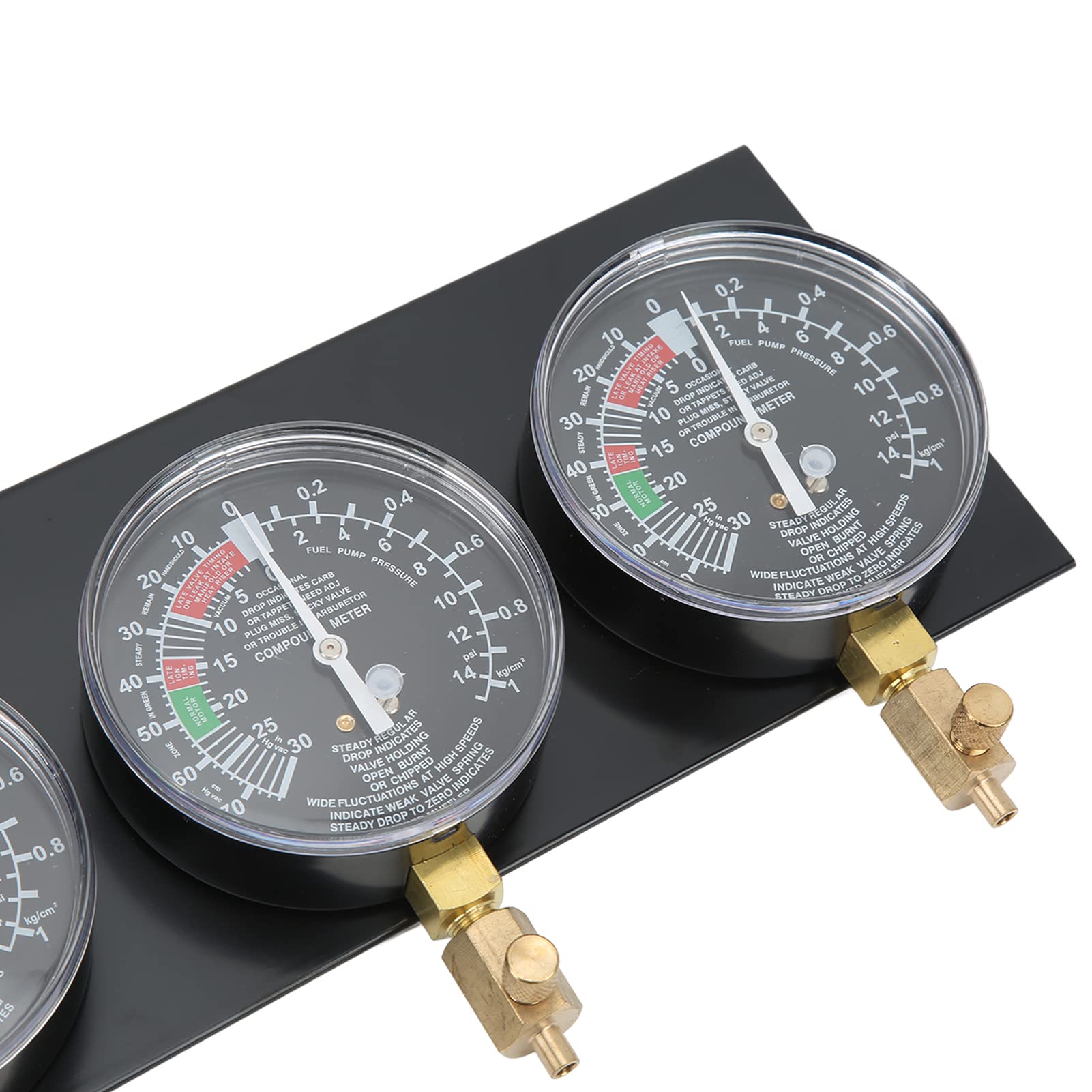 Herramienta de Sincronización de Carburador de Motocicleta Kit de Herramientas de Calibre Sincronizador de Carburador de Vacío con 4 Mangueras de Goma para Motocicleta de 4