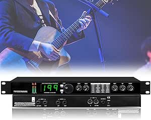 Amazon.com - Professional Audio Processor Equalizer, Digital Reverb DSP ...