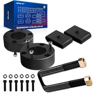 KAX 3" and 1" Lift Kits Fit for 2007-2018 Silverado 1500, Suspensions Struts Spacer Raise 3 Inch Front + 1 Inch Rear