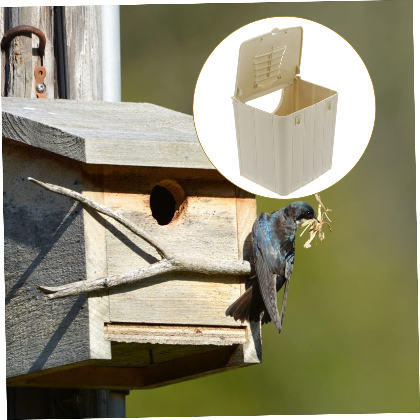 YML Assembled Wooden Nest Box for Outside Mount, Medium