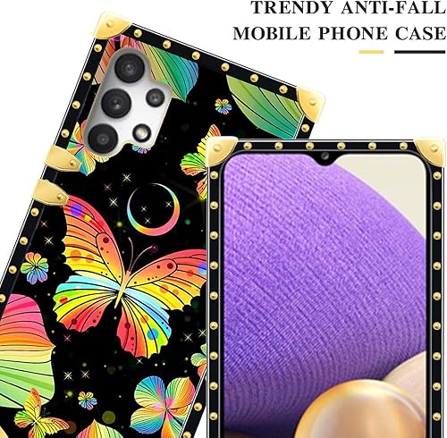 Miniatura 9 de Yuning419 Funda compatible con Samsung Galaxy A23 5G, Lipstick Lips A23 5G para niñas y mujeres, funda cuadrada de lujo de TPU suave a prueba de