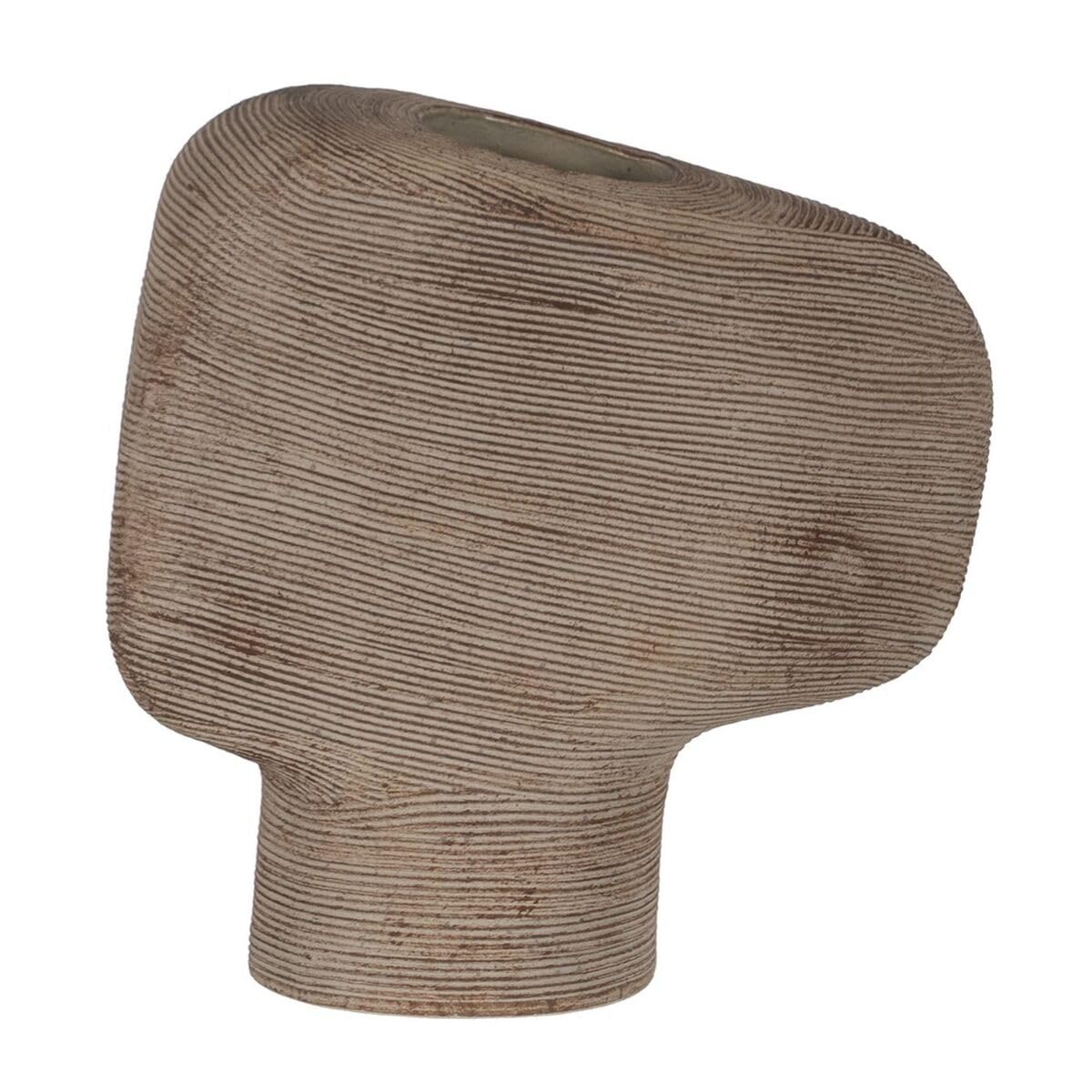 BigBuy Home Vase Grey Ceramic 20 x 10 x 25 cm