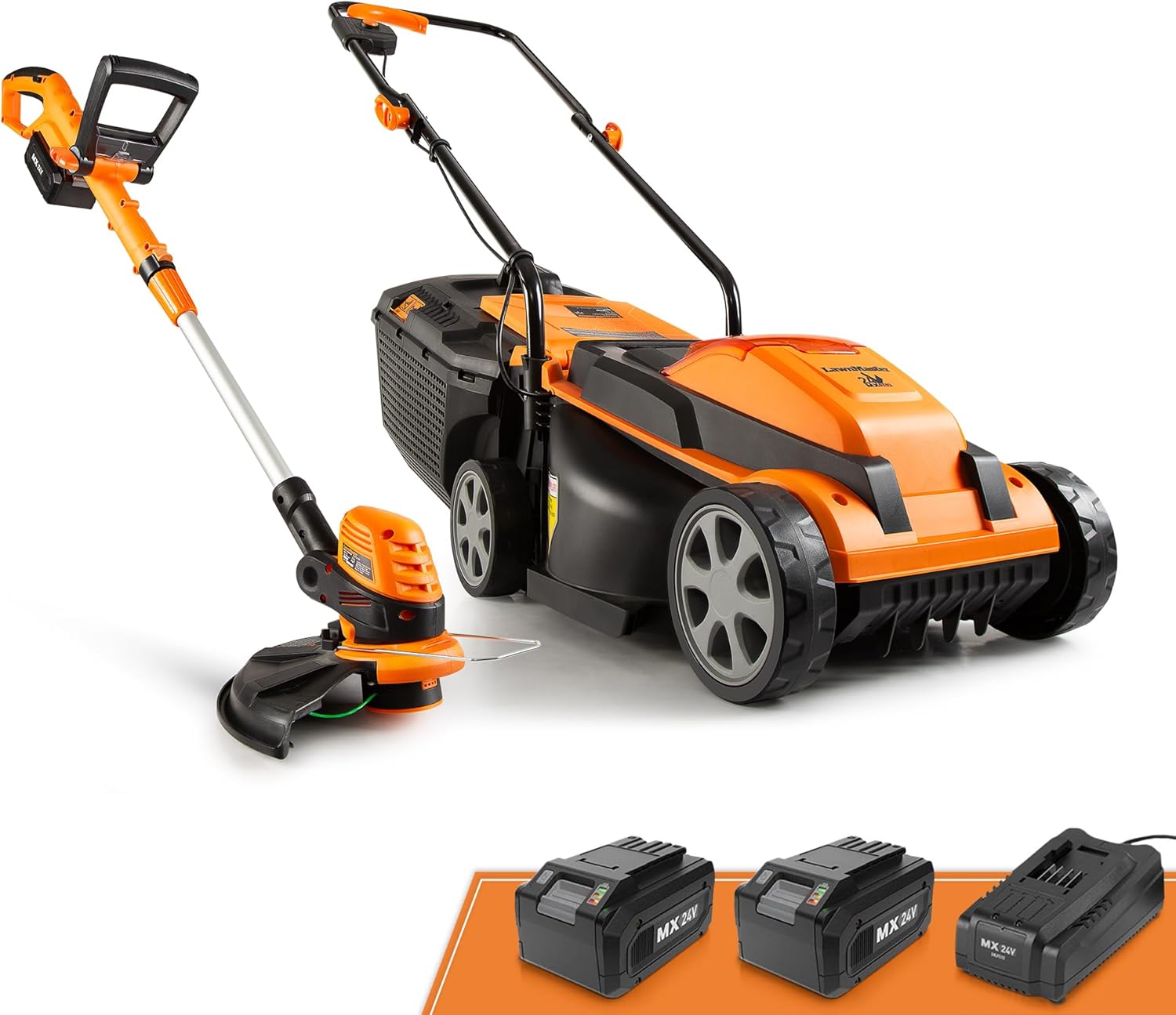 LawnMaster 20VMWGT 24V Max 13-inch Lawn Mower