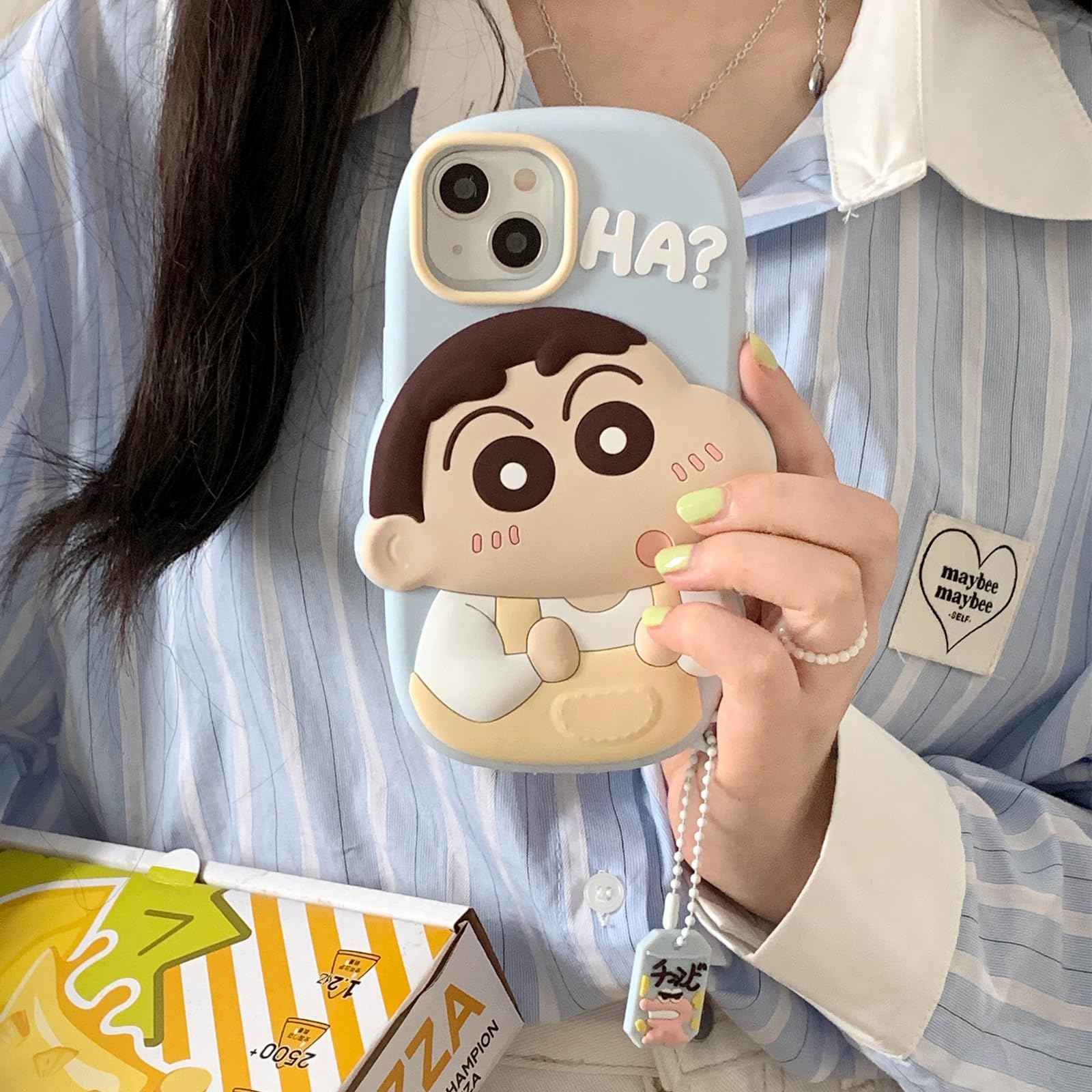 Amazon.co.jp: RUIKER iphone 17 用 ケース クレヨンしんちゃん 可愛い