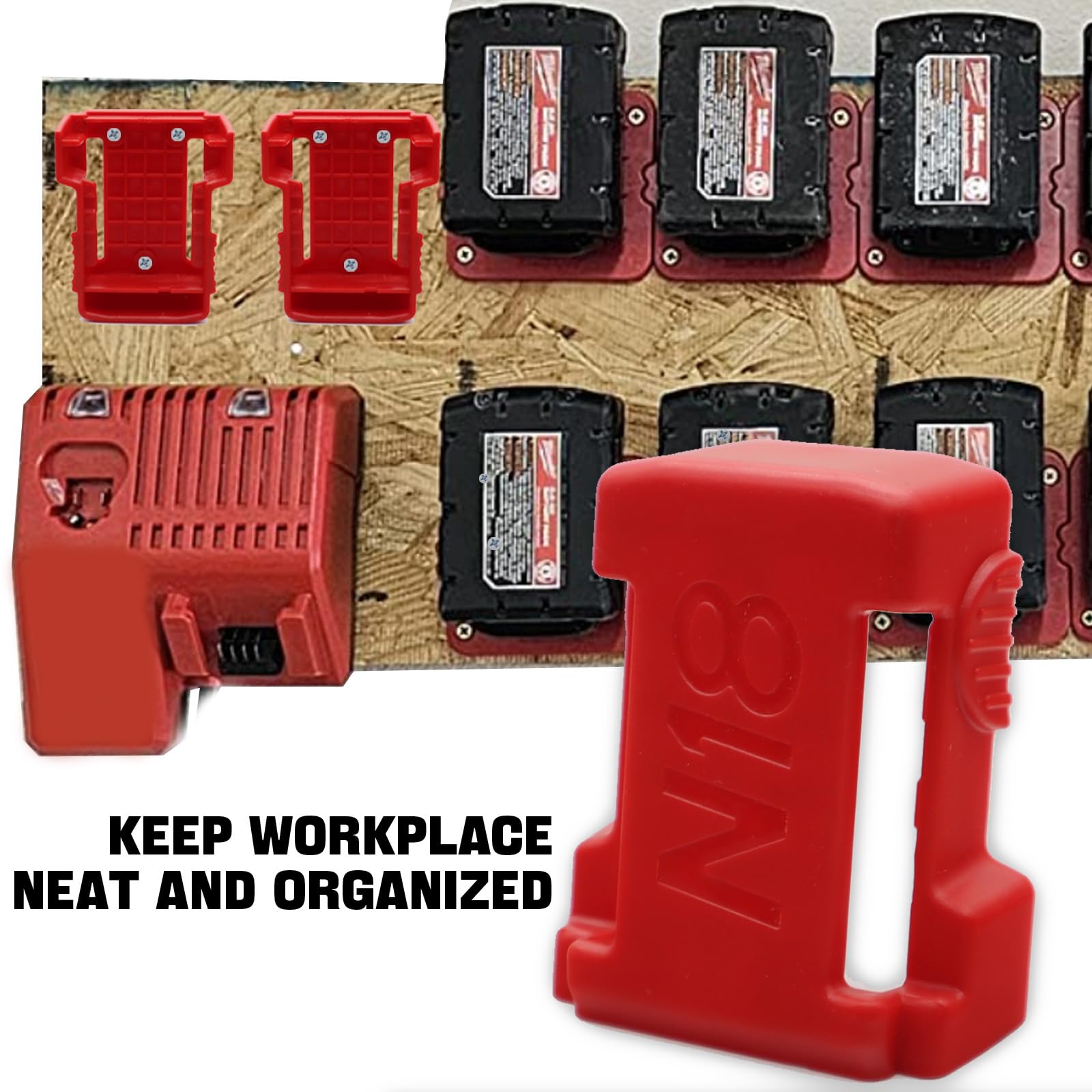 Dewalt Tool Storage Rack 30pas Tool Holders And Battery Holder For