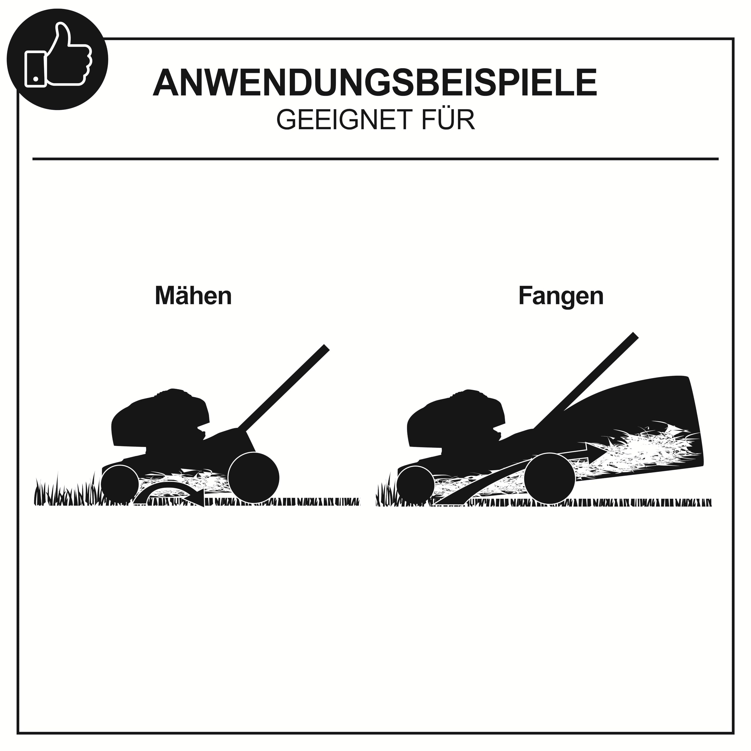 Scheppach MP132-40B Benzin Rasenmäher Black Edition für Rasenflächen bis 600m² | Schnittbreite 40cm | Leistung 3,3PS | Schnitthöhenverstellung in 3 Stufen (30-66mm) | Fangbox 35L | Hubraum 131cm³