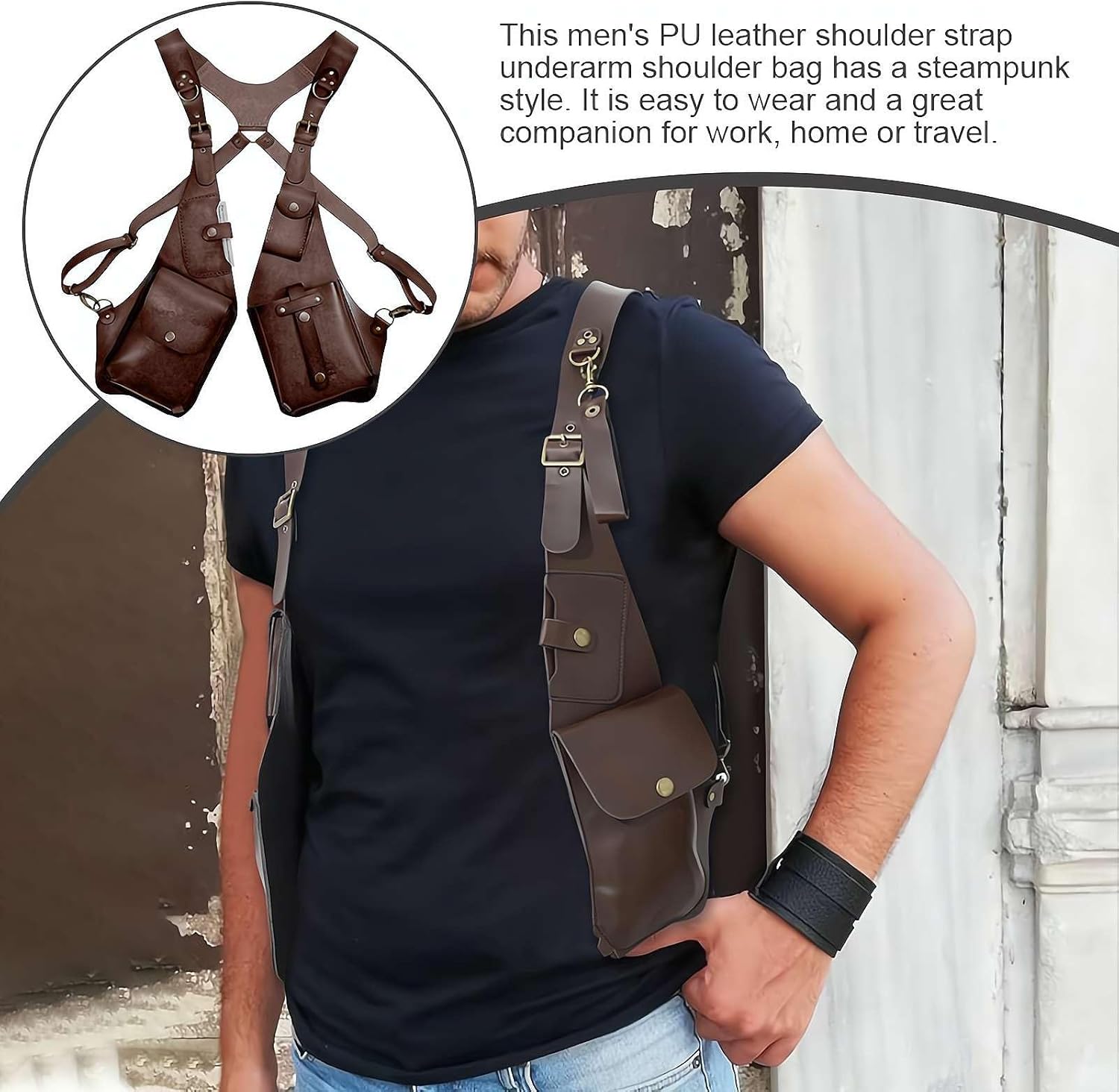 Bolso Antirrobo Impermeable Morral Bandolera Con Puerto Usb | Cuotas Sin Interés
